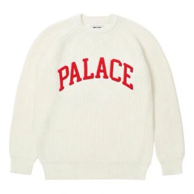 Palace Fall 2021 Knitwear 'white Red' In Neutral