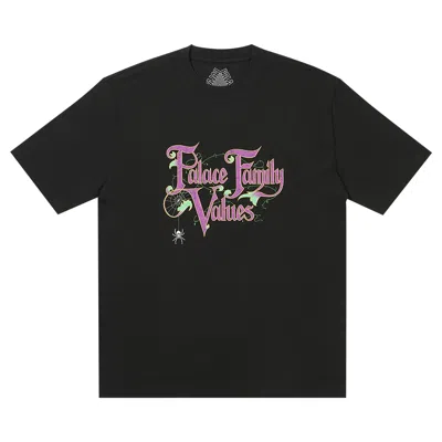 Pre-owned Palace Family Values T-shirt 'black'
