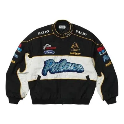 Palace Fast Cotton Jacket 'black' In Blue