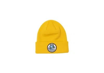 Pre-owned Palace Fist Bump Beanie In Yellow