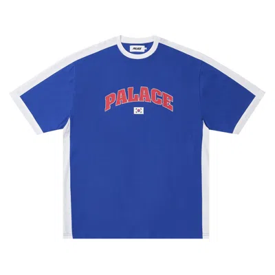 Pre-owned Palace Flag T-shirt 'deep Sea Blue' | Men's Size Xl