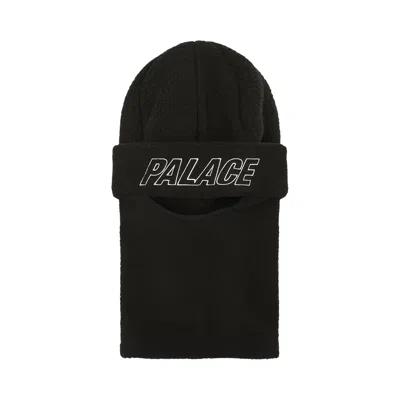 Pre-owned Palace Fleece Facewarmer Beanie 'black' | Men's Size S/m