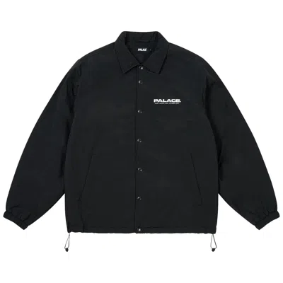 Pre-owned Palace Fleece Lined Coach Jacket 'black'