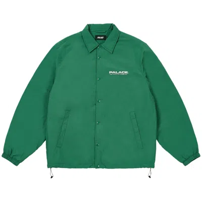 Pre-owned Palace Fleece Lined Coach Jacket 'racey Green' | Men's Size M