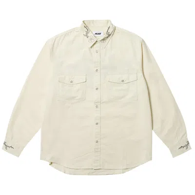 Pre-owned Palace Flexus Shirt 'soft White'