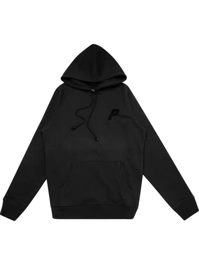 Palace Flocka Tri-ferg Hoodie In Black