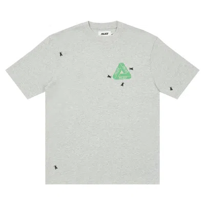 Pre-owned Palace Fly T-shirt 'grey Marl' | Men's Size L