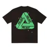 Palace Fly Tshirt Green Triangle Logo Short Sleeve Unisex Black In Black