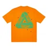 Palace Fly Tshirt Green Triangle Logo Short Sleeve Unisex Orange In Orange