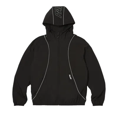 Pre-owned Palace Font Zip Shell Jacket 'black' | Men's Size Xl