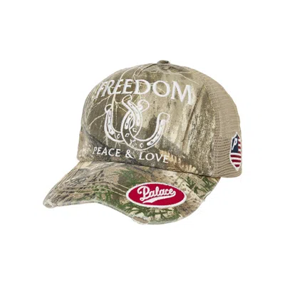 Pre-owned Palace Freedom Distressed Trucker 'realtree' | Brown | Men's Size Onesize