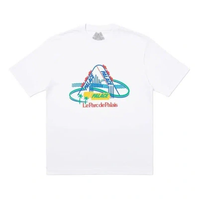 Palace French Ones Printing Short Sleeve Unisex White