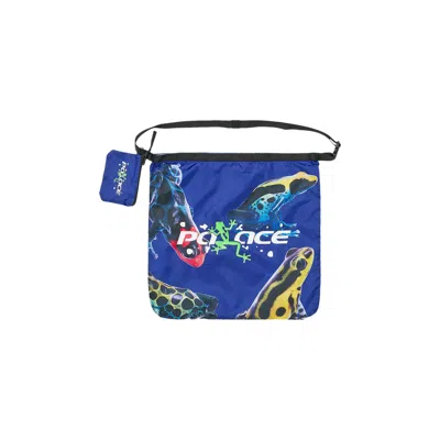 Pre-owned Palace Frogger Packable Bag 'blue/multicolor' | Men's Size Onesize