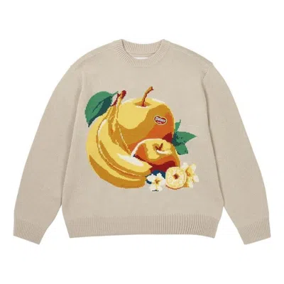 Palace Fruit Life Knit 'soft White' In Neutral