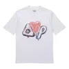 Palace Fw20 Inflator Love Pattern Round Neck Short Sleeve Unisex White In White