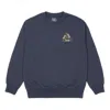 Palace Fw21 Basically A Tri-ferg Crew 'navy' In Blue