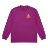 Palace Fw21 Chapping Long Sleeve Shirt 'purple'