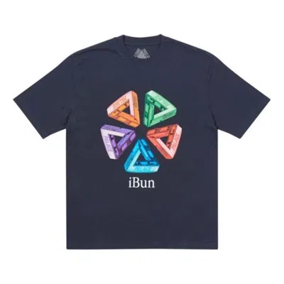 Palace Fw21 Ich Bun T-shirt Ibun Logo T-shirt 'navy' In Blue