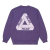 Palace Fw21 Slub Crew 'purple'