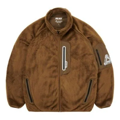 Palace Fw21 Ultimo Polartec High Loft Track Jacket 'brown'