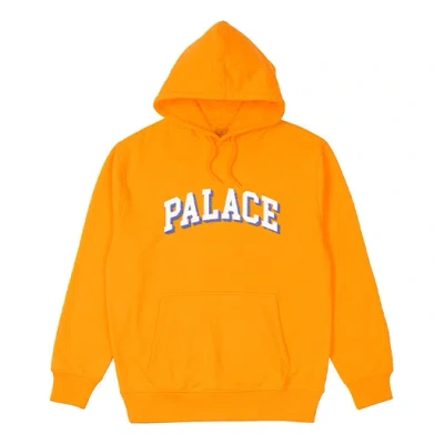 Palace Fw21 Ultimo Puff Drop Shadow Hoodie 'orange' In Yellow