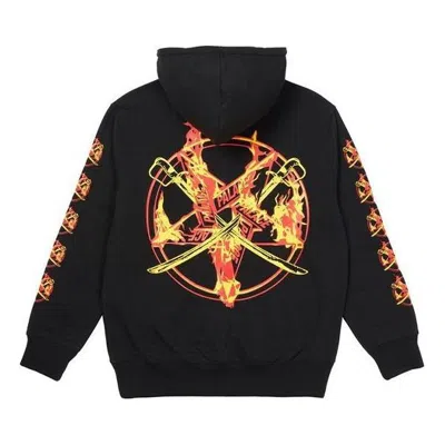 Palace Fw21 X Salomon Flamed Hoodie 'black'