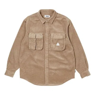 Palace Fw22 Cargo Cord Shirt 'brown'