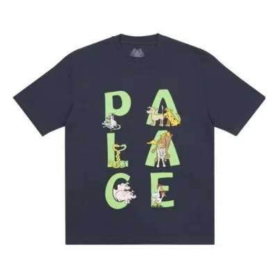 Palace Kids'  Fw22 Session T-shirt 'navy' In Blue