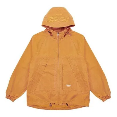 Palace Fw22 Washed Cotton Hooded Jacket 'orange'