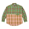 Palace Fw23 Checkmate Drop Shoulder Shirt 'green'