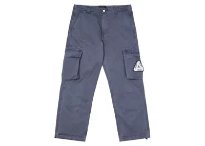 Pre-owned Palace Garment Dyed Cargo Trouser In Grey