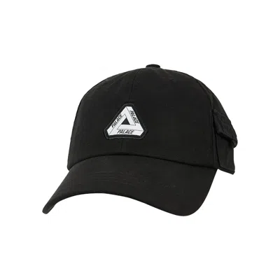 Pre-owned Palace Garment Dyed Tri-ferg Patch 6-panel 'black' | Men's Size Onesize