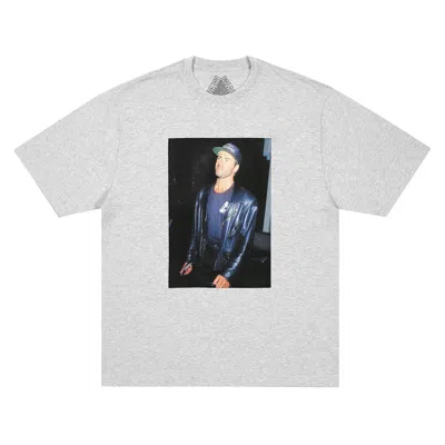 Pre-owned Palace George Michael T-shirt 'grey Marl' | Men's Size M In Gray