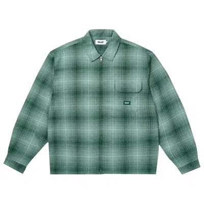 Pre-owned Palace Ghost Zip Shirt 'green' | Men's Size L