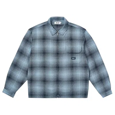 Pre-owned Palace Ghost Zip Shirt 'navy' | Blue | Men's Size S