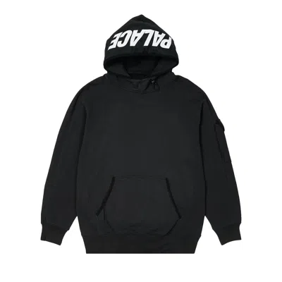 Pre-owned Palace Giant Woven Label Hood 'black' | Men's Size M