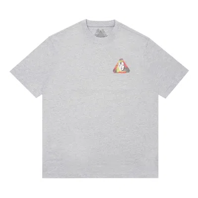 Pre-owned Palace Globular T-shirt 'grey Marl'