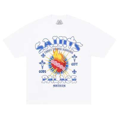 Pre-owned Palace Gods Gift T-shirt 'white' | Men's Size L