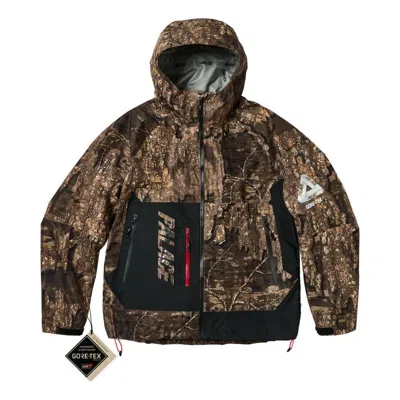 Palace Gore-tex 3l Jacket 'realtree Timber' In Brown