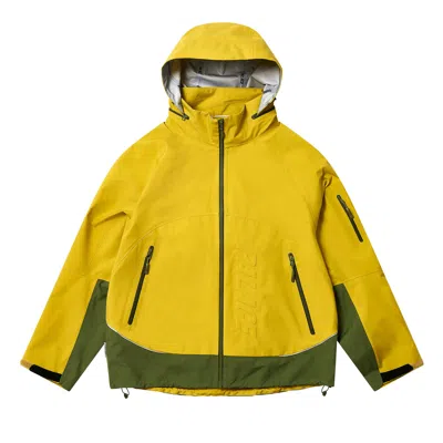 Pre-owned Palace Gore-tex 3l M-tek Jacket 'yellow' | Men's Size Xl