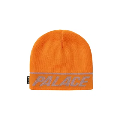 Pre-owned Palace Gore-tex Nein Cuff Beanie 'tiger Orange' | Men's Size Onesize