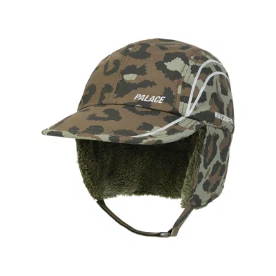 Pre-owned Palace Gore-tex Windstopper Posh Earflap 4-panel 'cheetah' | Yellow | Men's Size L/xl