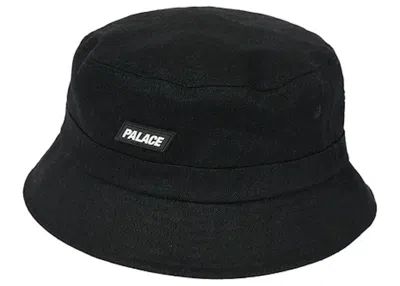 Pre-owned Palace Goretex Bucket Hat In Black Denim