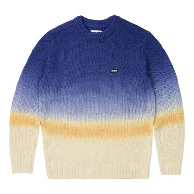 Palace Gradient Dye Rib Knit 'blue'