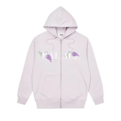 Pre-owned Palace Grape Zip Hood 'lilac' In Purple
