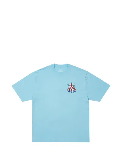 Palace Graphic-print T-shirt In Blue