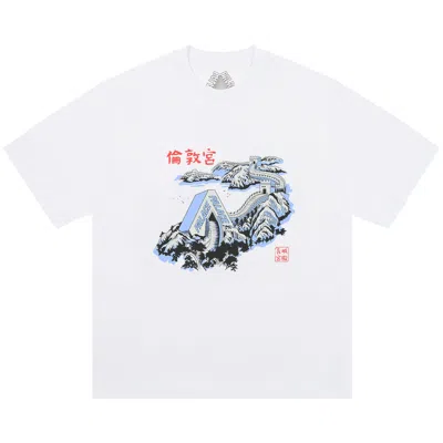 Pre-owned Palace Great Wall Of Tri-na T-shirt 'white'