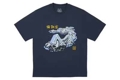 Pre-owned Palace Great Wall Of Tri-na Tee Navy