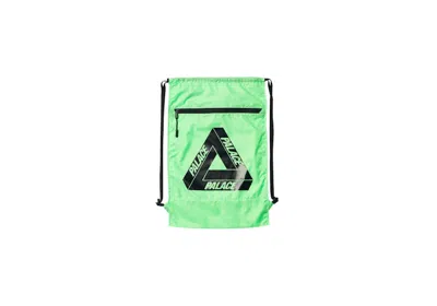 Pre-owned Palace Gym Sack In Fluro Green