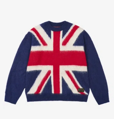 Pre-owned Palace Hairy Flag Knit Uk - 24fw, (100% Authentic) In Multicolor